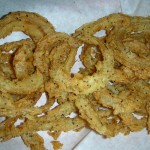 Recipe:  Run Around The Onion Rings With Blue Cheese Butter