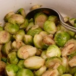 recipe: Brussels Sprout Hash with Caramelized Scallions and Garlic